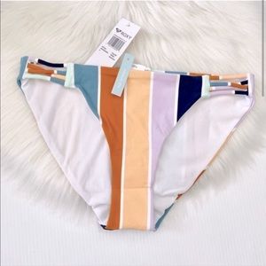 NWT Roxy Women's PT Beach Classics FA Full Coverage Swim Bottoms